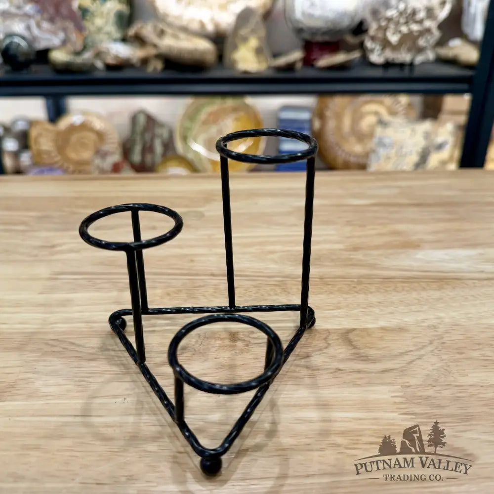 3-Tier Triangle Sphere Stand | Multiple Colors - Black - Stands & Accessories