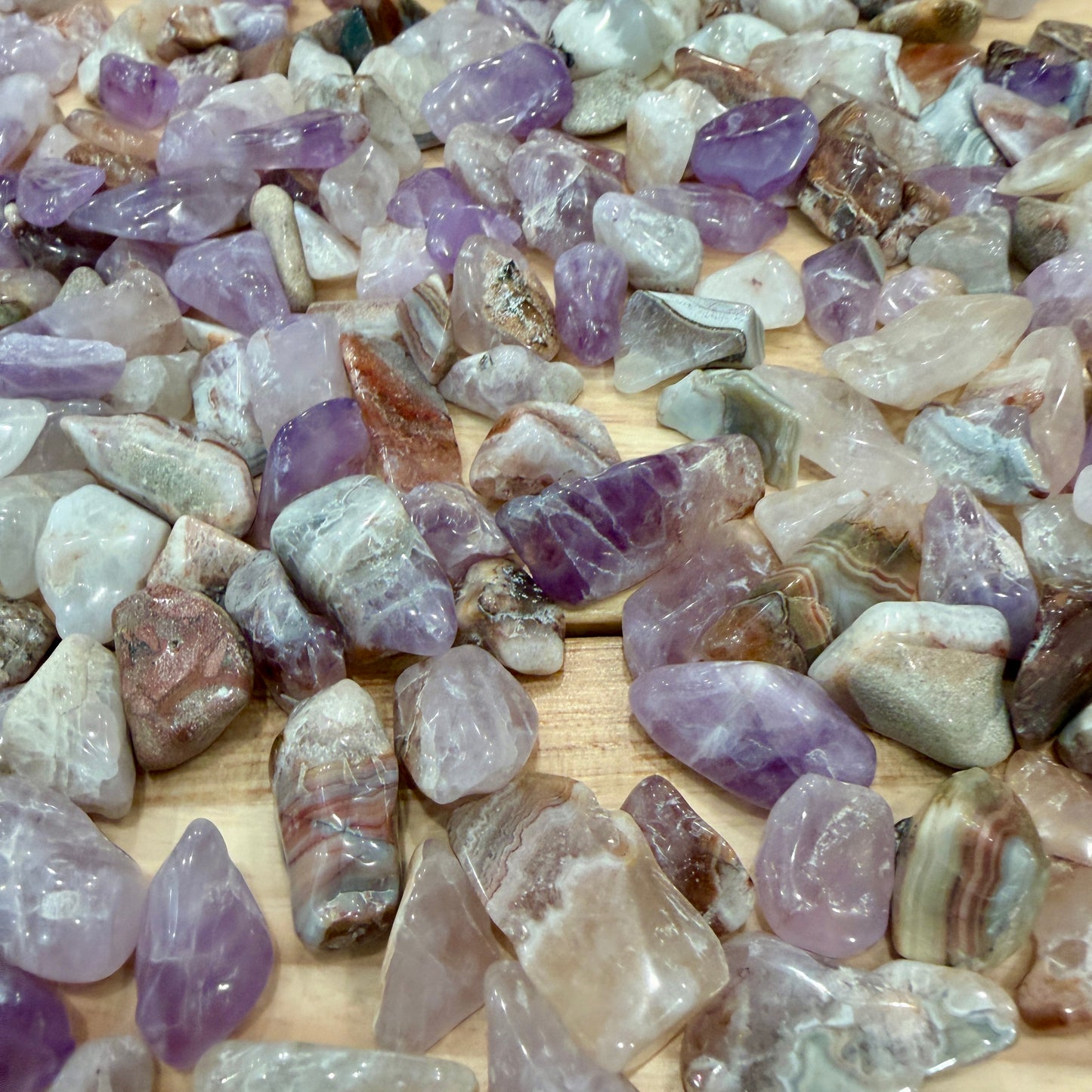 Tumbled Amethyst Agate (½ lb) | Freeform