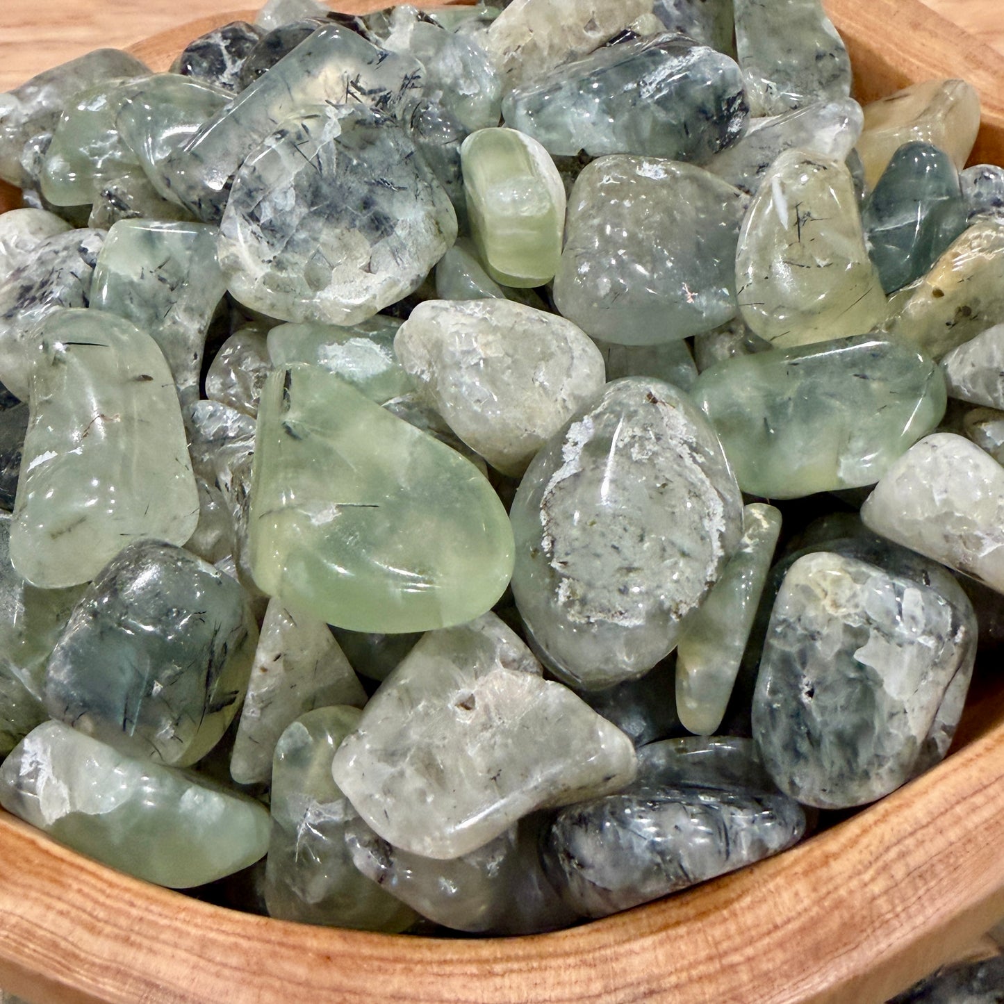 Tumbled Prehnite (½ lb) | Freeform