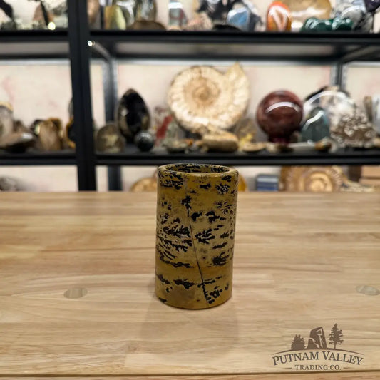 Artisan’s Revival Chinese Picture Jasper Pen Holder - Vase