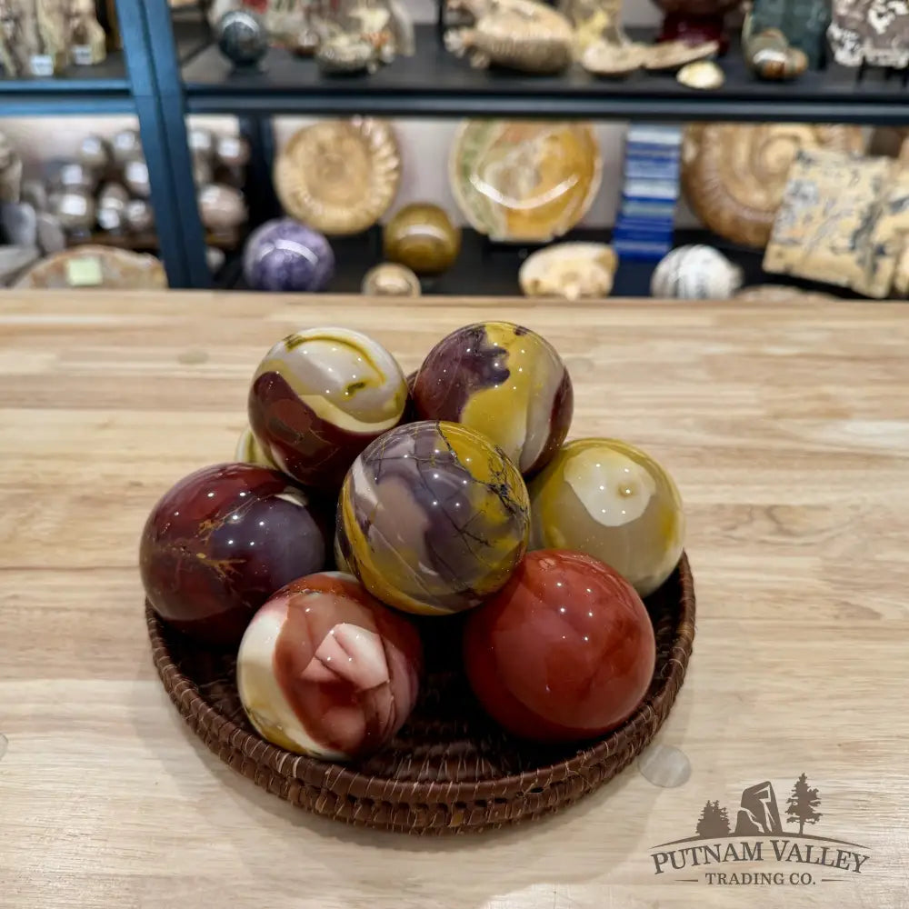 Australian Mookaite Jasper Spheres | In Select Sizes - Sphere