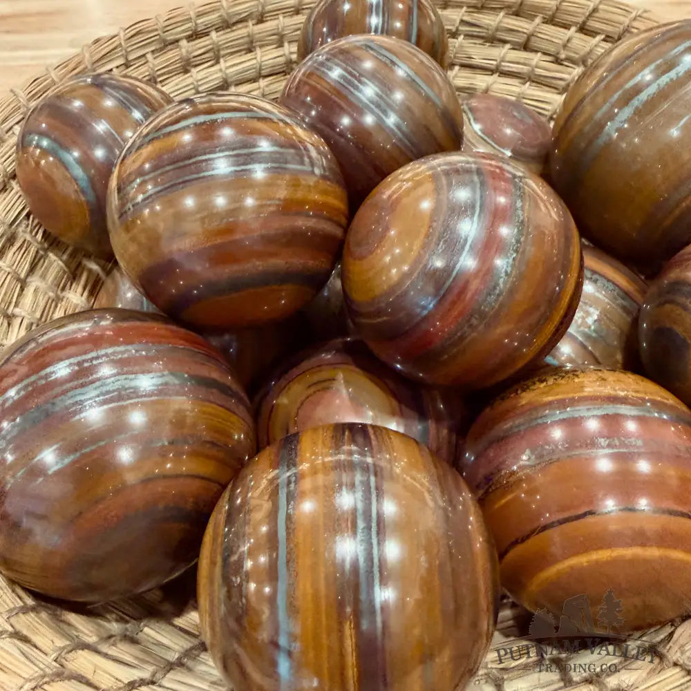 Tiger Iron Spheres | In Select Sizes - Sphere