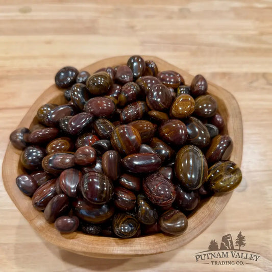 Australian Tiger Iron Tumbles (½ lb) - Tumbled Stone