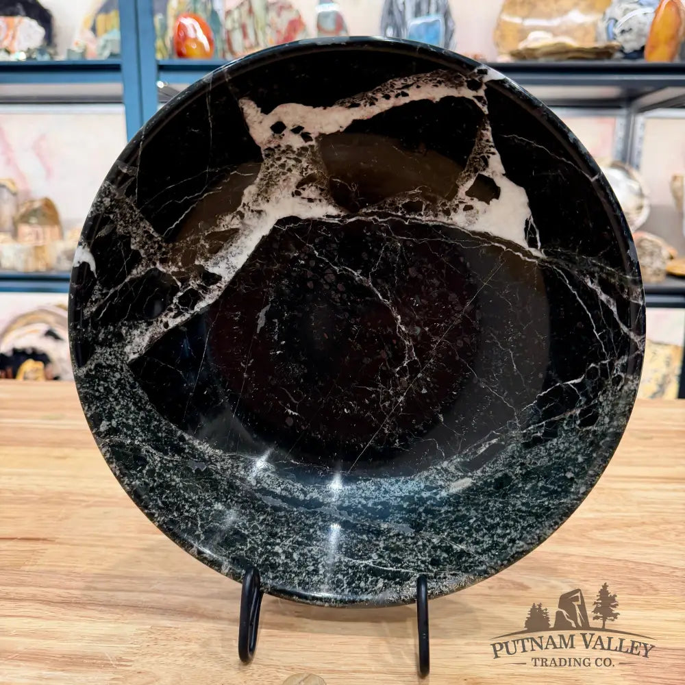 Zebra Marble Bowl 10’’ 4.62 - Bowl