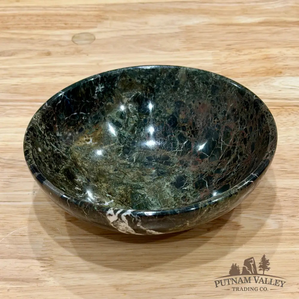 Black Zebra Marble Bowl 6’’.94 - Bowl