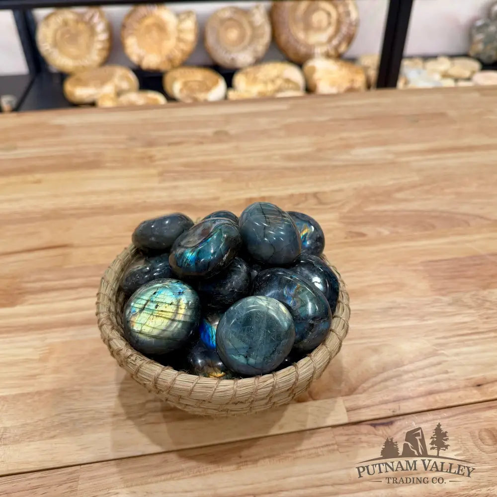 Labradorite Hand-Polished Stones Tumbled Stone