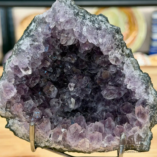 Brazilian Amethyst Cluster on Stand 8’’ - Accent