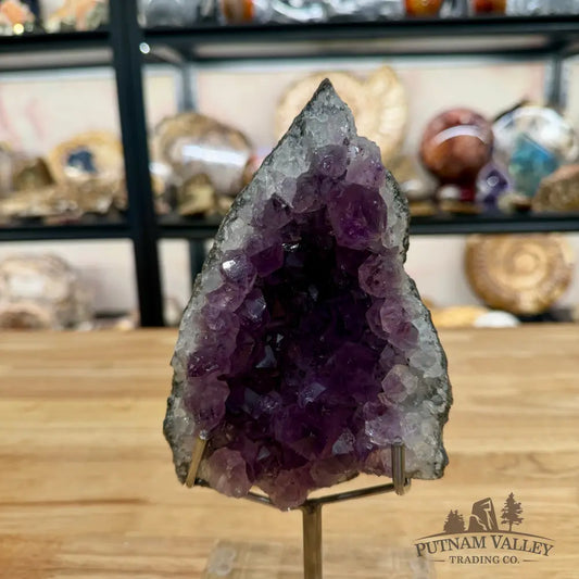 Brazilian Amethyst Cluster on Stand 9’’ Accent