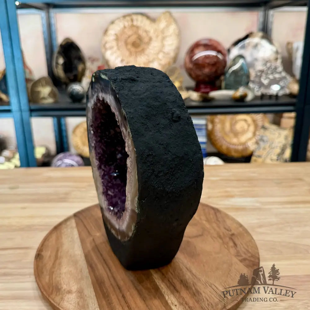 Brazilian Amethyst Stalactite Portal Table Accent 8.88’’ - Accent