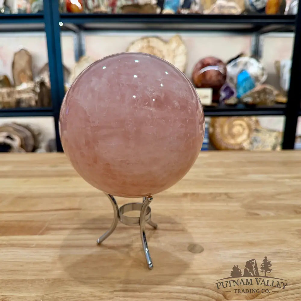 Brazilian Rose Quartz Sphere 6.05’’ - Sphere