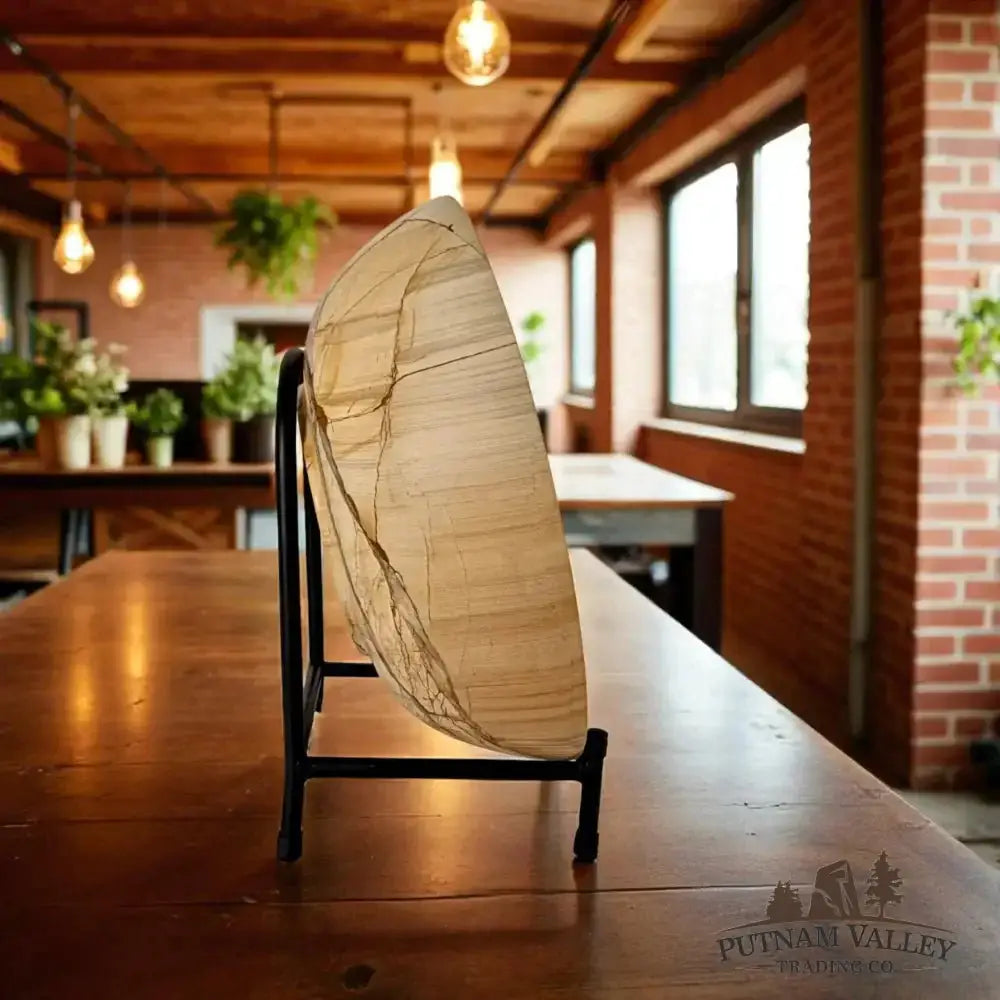 Burma Teak Marble Bowl 12" - Putnam Valley Trading Co.