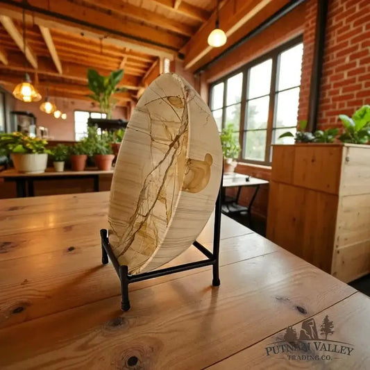 Burma Teak Marble Bowl 12" - Putnam Valley Trading Co.