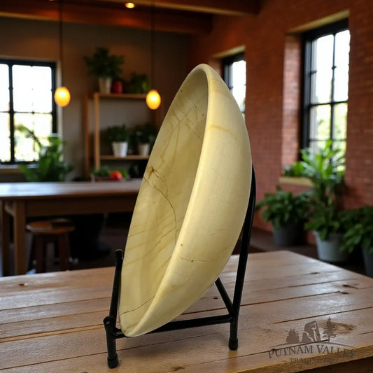 Burma Teak Marble Bowl 12’’ Bowl