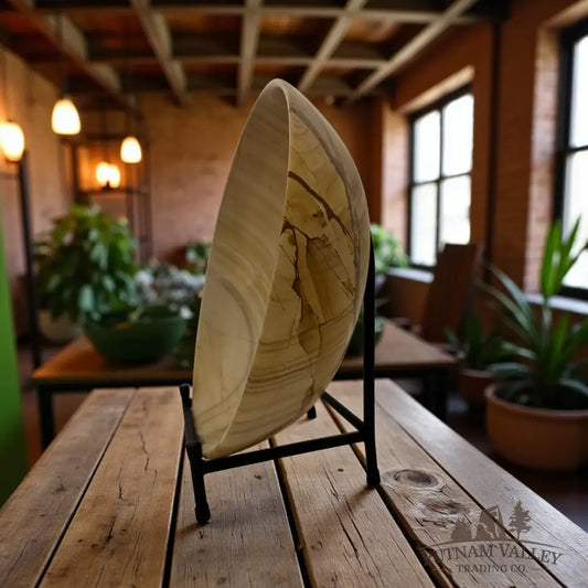 Burma Teak Marble Bowl 12’’ Bowl