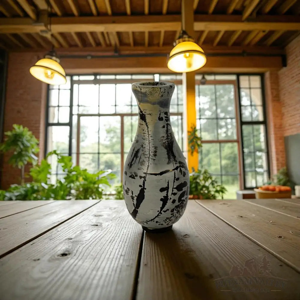 Chinese Painting Stone Gourd Vase Vase