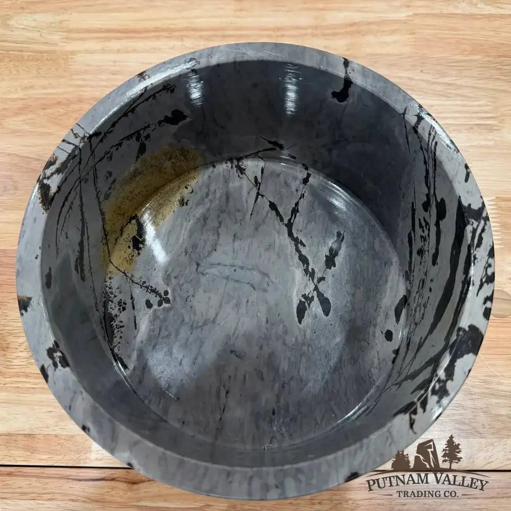 Chinese Painting Stone Large Bowl - Putnam Valley Trading Co.