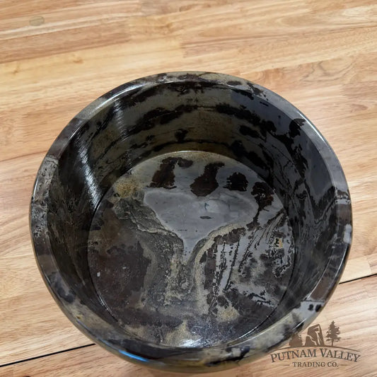 Chinese Painting Stone Large Bowl Bowl