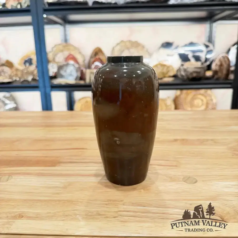 Chinese Painting Stone Ovoid Vase - Putnam Valley Trading Co.