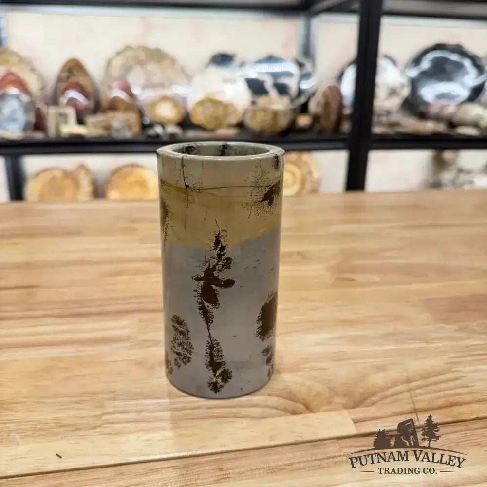 Chinese Painting Stone Pen Holder - Putnam Valley Trading Co.