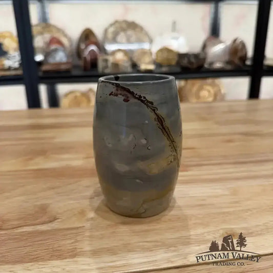 Chinese Painting Stone Pen Holder - Putnam Valley Trading Co.