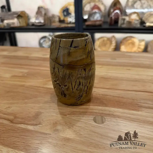 Chinese Painting Stone Pen Holder - Putnam Valley Trading Co.