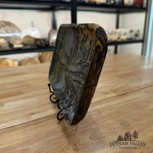 Chinese Painting Stone Rectangle Plate - Putnam Valley Trading Co.