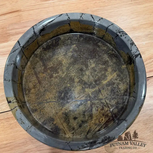 Chinese Painting Stone Shallow Bowl - Putnam Valley Trading Co.