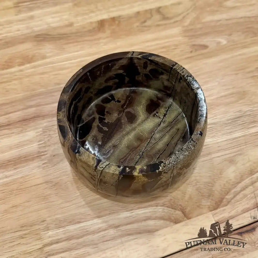 Chinese Painting Stone Small Bowl - Putnam Valley Trading Co.