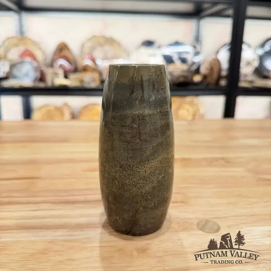 Chinese Painting Stone Torpedo Vase - Putnam Valley Trading Co.