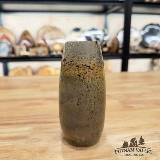 Chinese Painting Stone Torpedo Vase - Putnam Valley Trading Co.