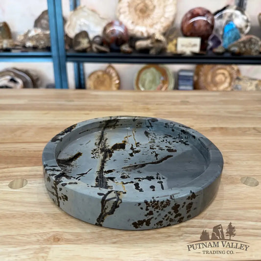 Chinese Picture Jasper Decorative Tray - Bowl