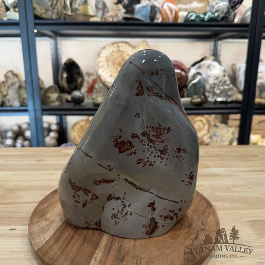 Chinese Picture Jasper Freeform Table Accent 9.5’’ | 16.36lb - Free Standing Accent