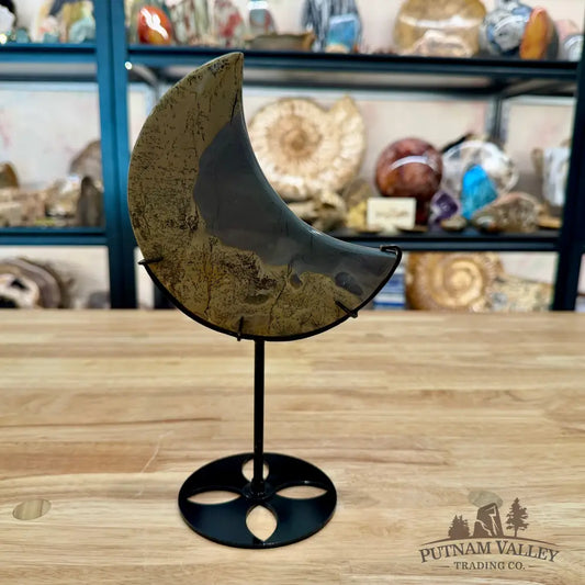 Chinese Picture Jasper Moon + Stand 9.25’’ - Accent