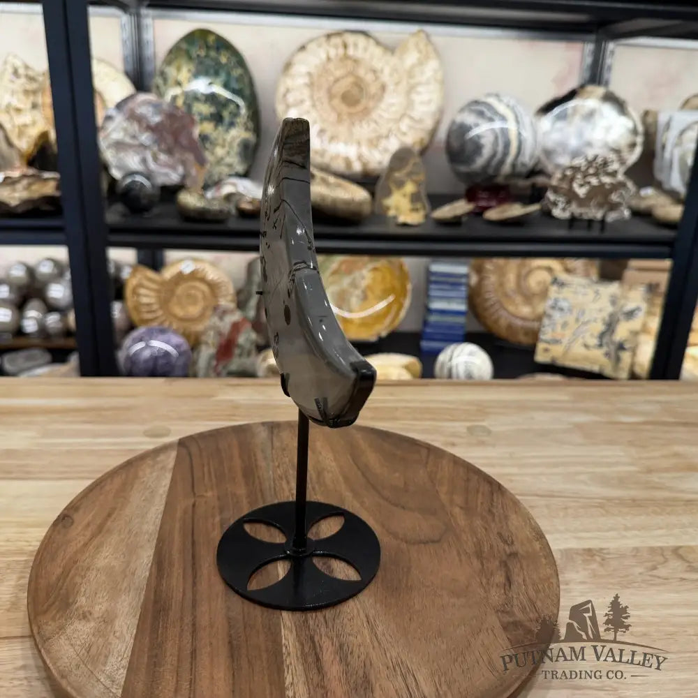 Chinese Picture Jasper Moon + Stand - Accent