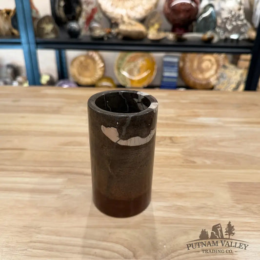 Chinese Picture Jasper Pen Holder 1.56 - Vase
