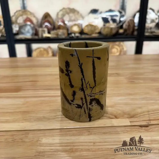 Chinese Painting Stone Pen Holder - Putnam Valley Trading Co.