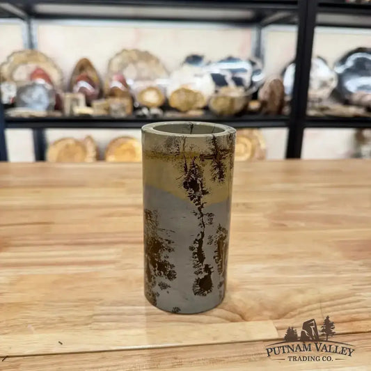 Chinese Painting Stone Pen Holder - Putnam Valley Trading Co.