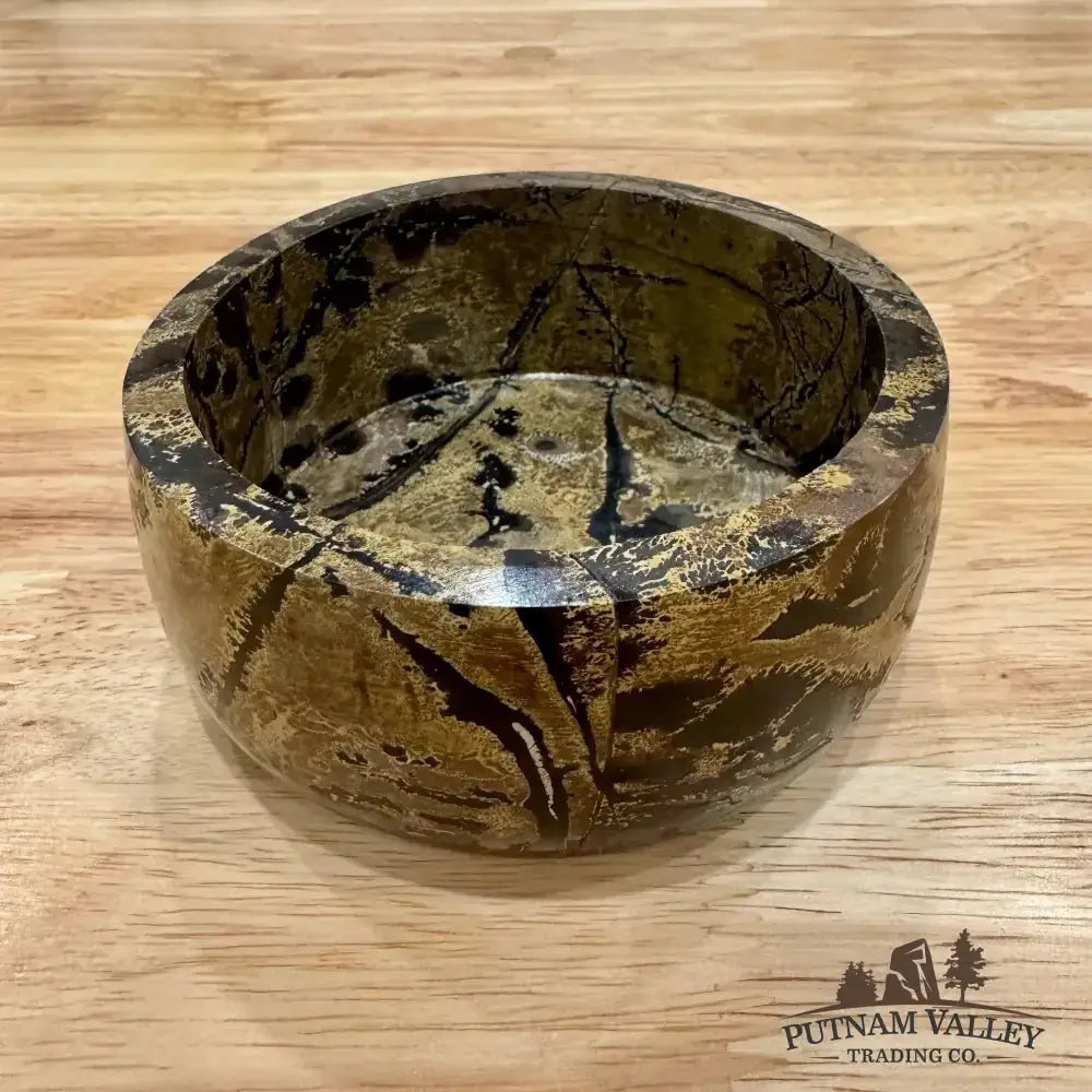 Chinese Painting Stone Small Bowl - Putnam Valley Trading Co.