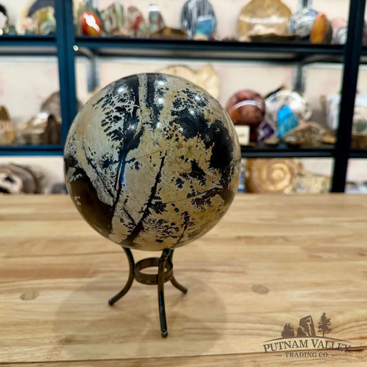 Chinese Picture Jasper Sphere 6.28’’ | 11lb - Sphere