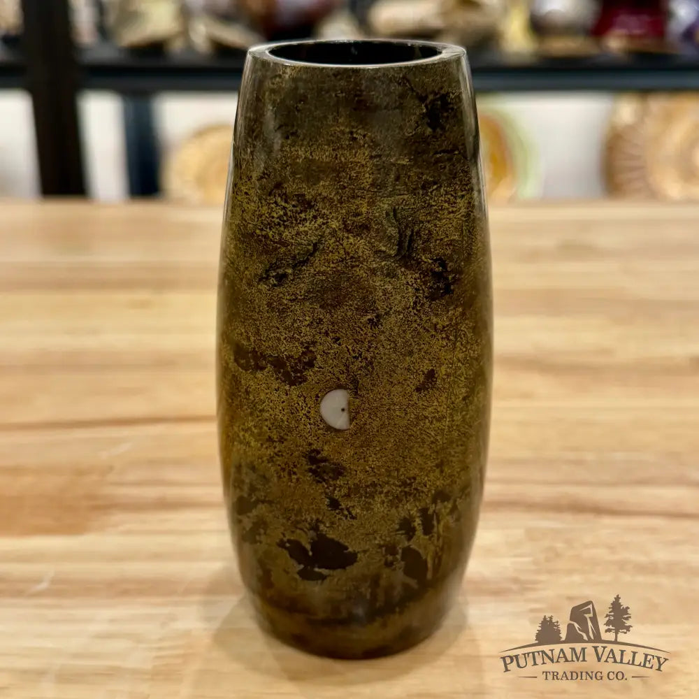 Chinese Painting Stone Torpedo Vase Vase