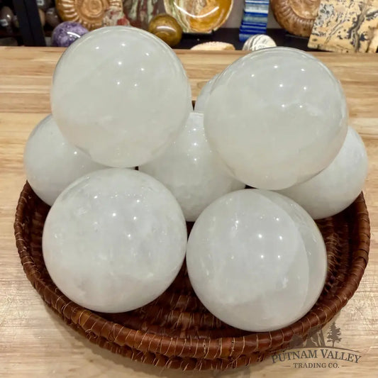 Clear Quartz Spheres | 2.7’’ - 2.9’’ - Sphere