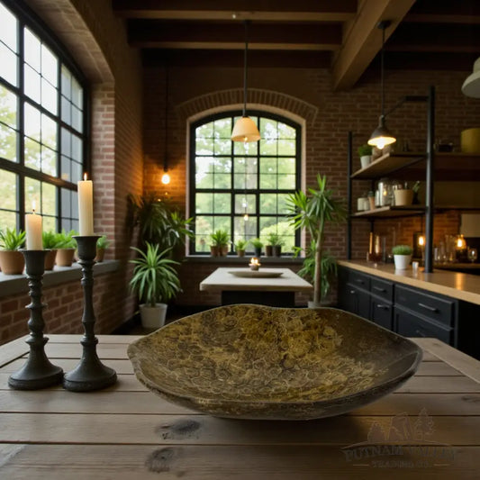 Coral Fossil Bowl Fossil Bowl