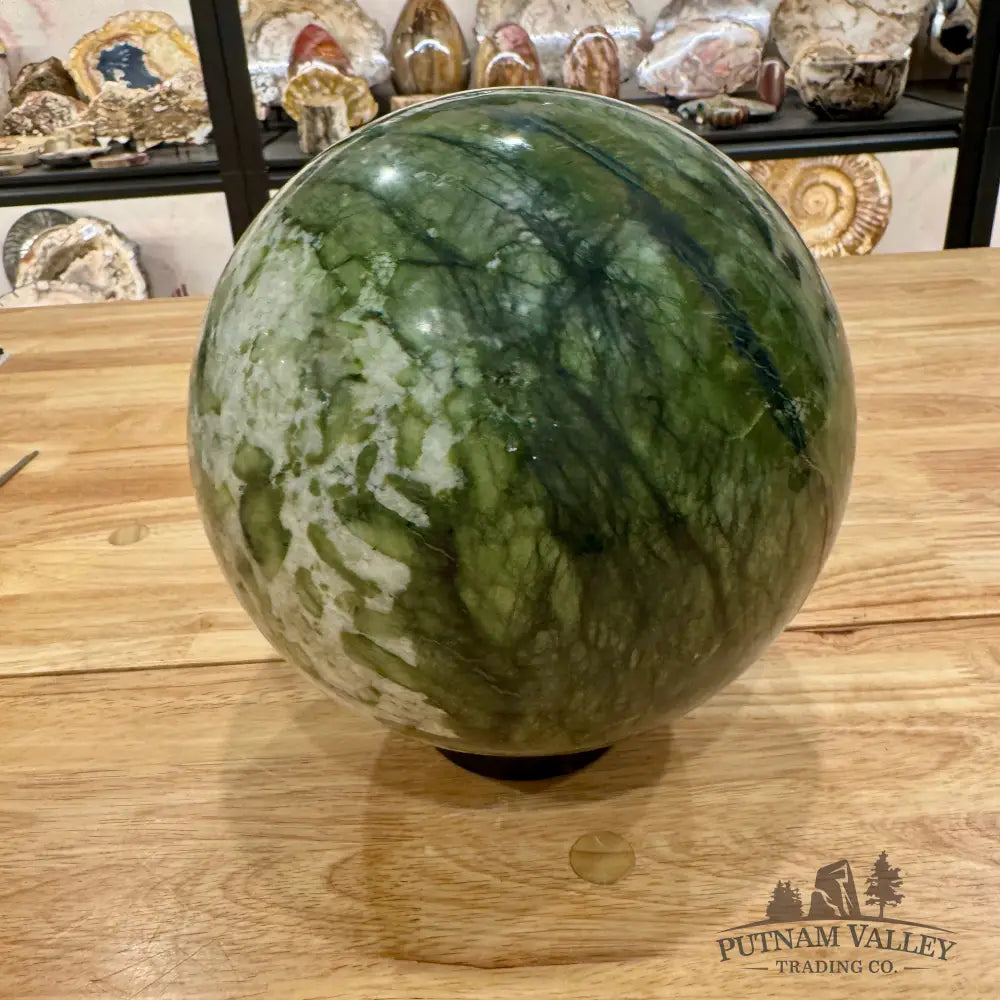 Dendritic Serpentine Sphere 7.5’’ Sphere