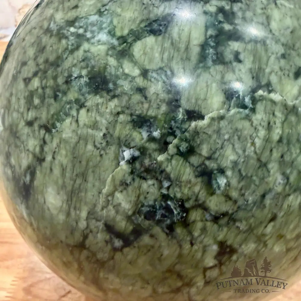 Dendritic Serpentine Sphere 9’’ Sphere