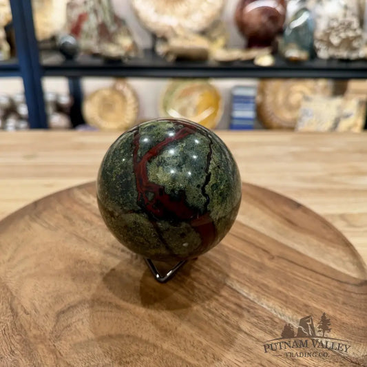Dragon Blood Jasper Sphere 3.53’’ - Sphere