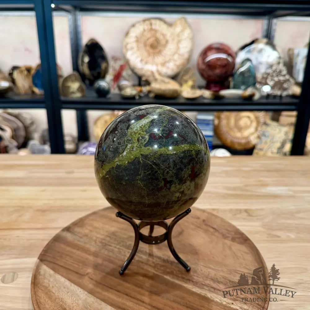 Dragon Blood Jasper Sphere 4.94’’ - Sphere