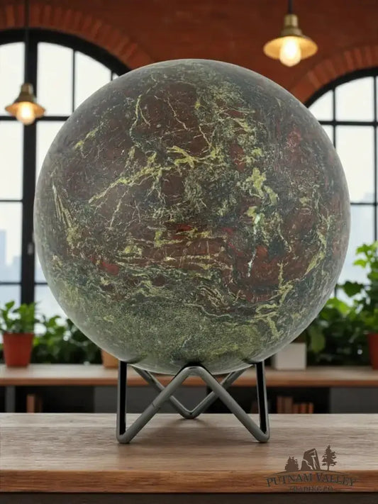 Dragon Bloodstone Sphere 5.3" - Putnam Valley Trading Co.