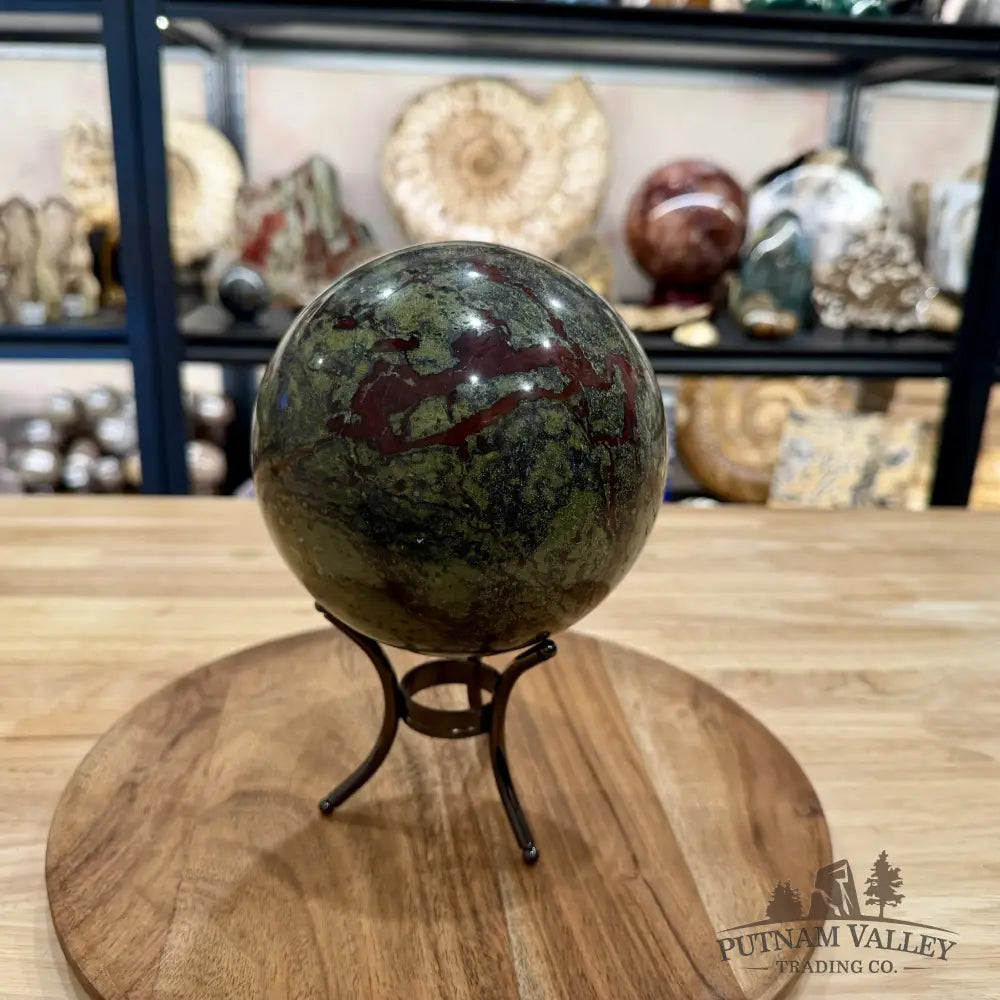 Dragon Blood Jasper Sphere 5.35’’ - Sphere