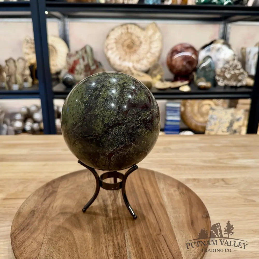 Dragon Blood Jasper Sphere 5.35’’ - Sphere