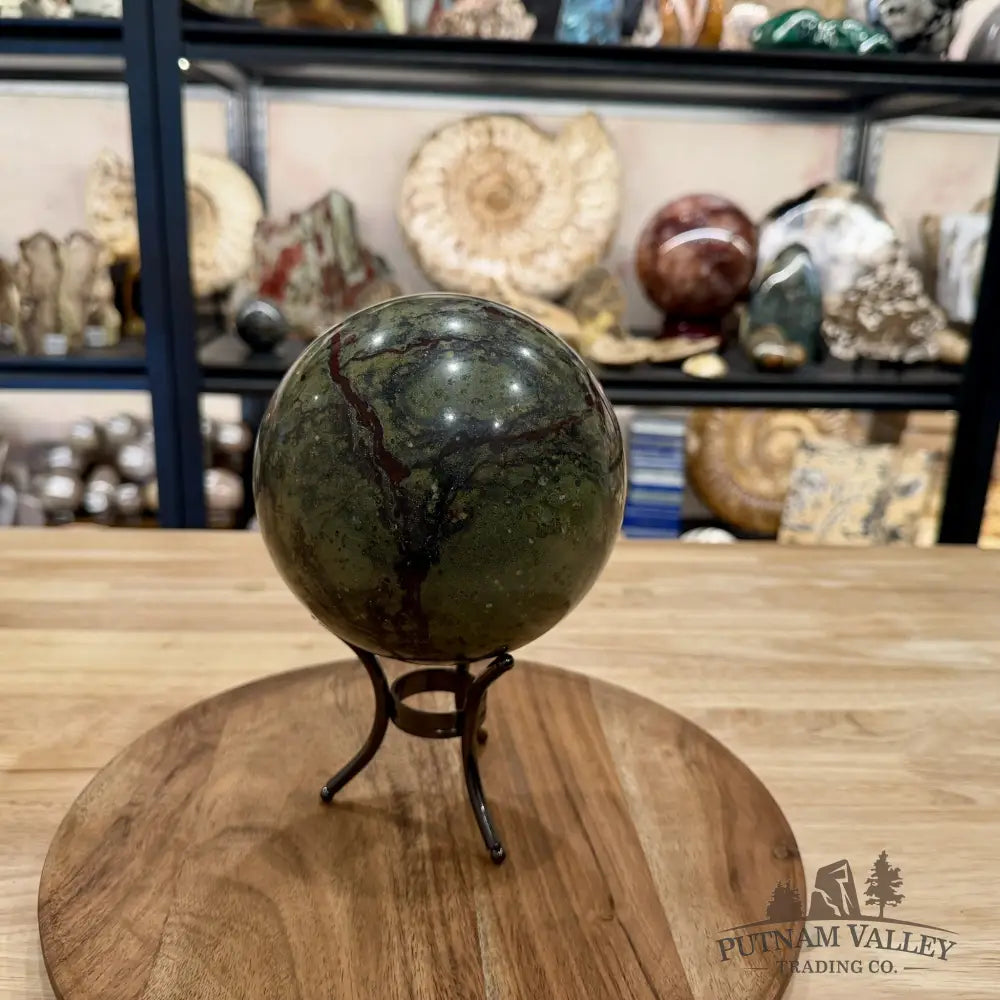 Dragon Blood Jasper Sphere 5.35’’ - Sphere